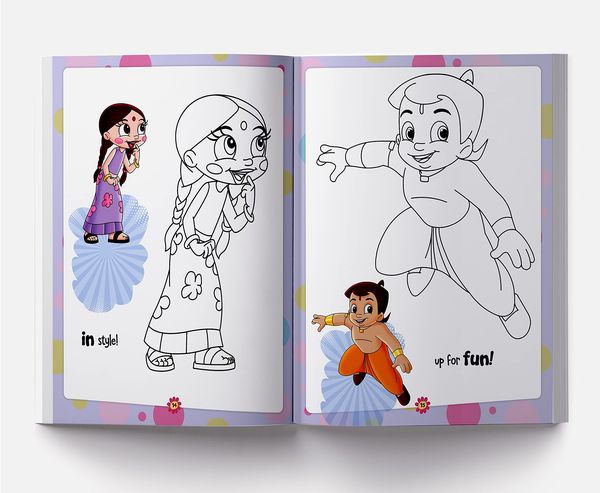 Chhota Bheem Coloring Book - for Kids from age 2 to 7 years – IntelKids